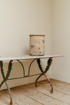 XIXème siècle, Vase en Creamware à glaçure espagnole