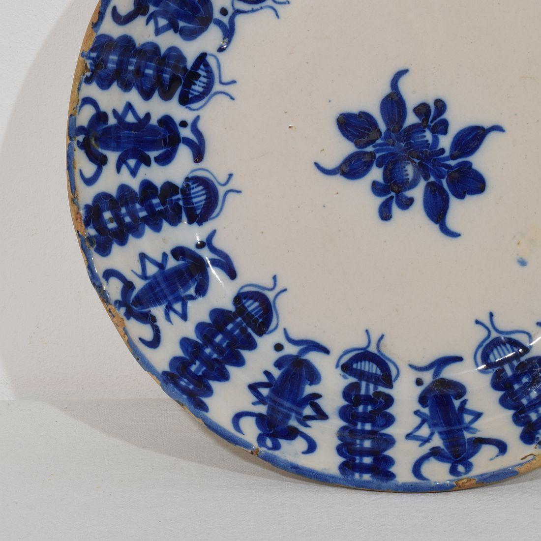 19th Century Spanish Glazed Terracotta Bowl 6