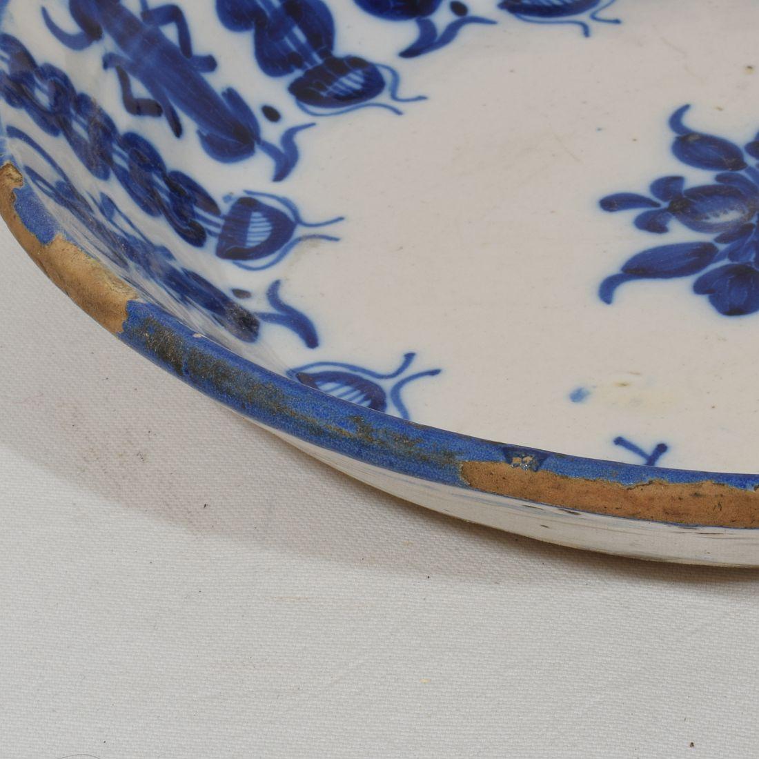 19th Century Spanish Glazed Terracotta Bowl 11