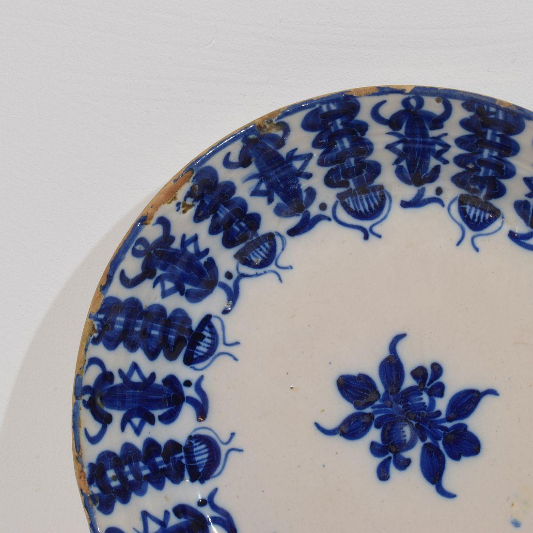 19th Century Spanish Glazed Terracotta Bowl 4