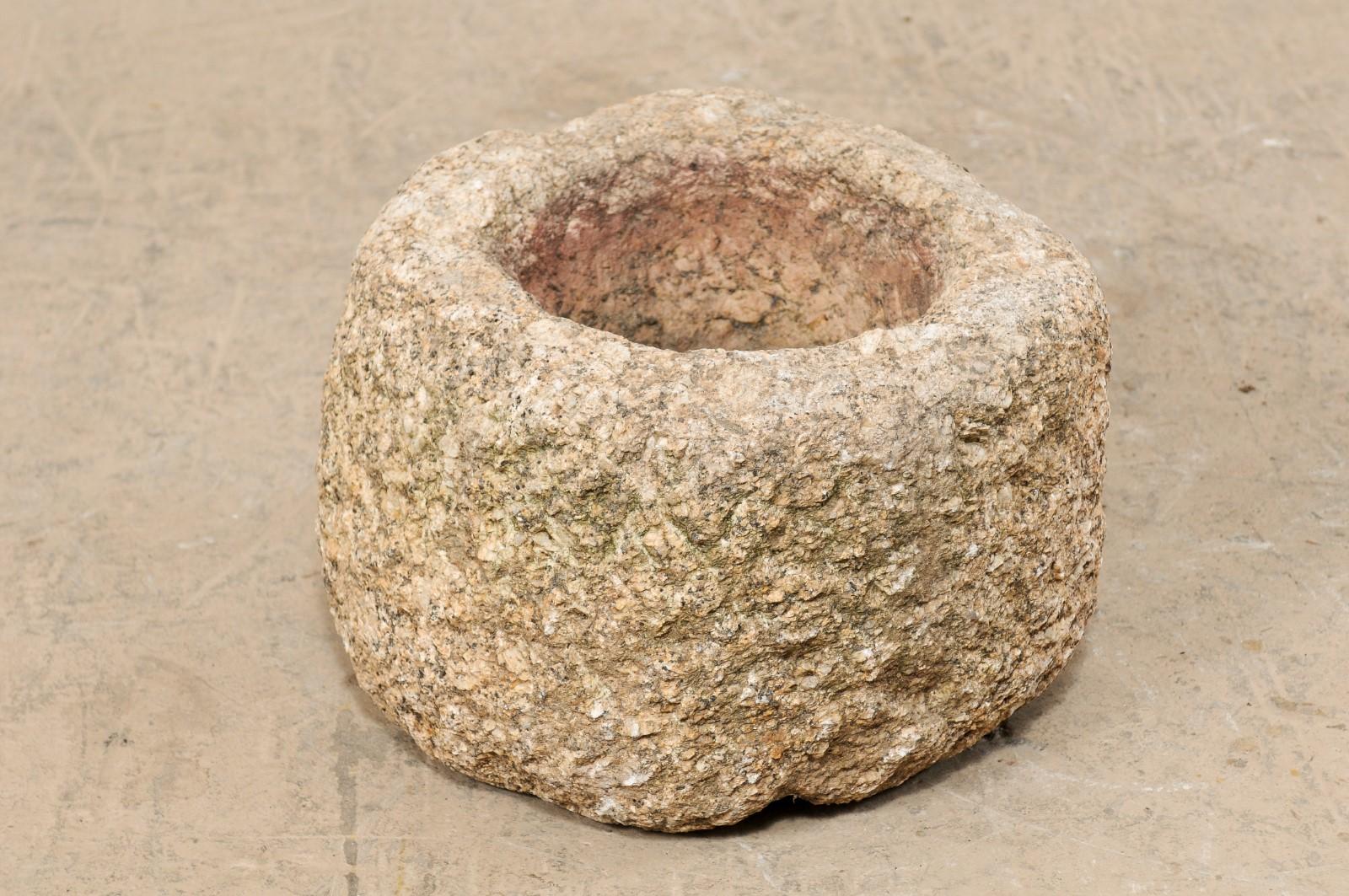 19th Century Spanish Hand Carved Stone Trough 5