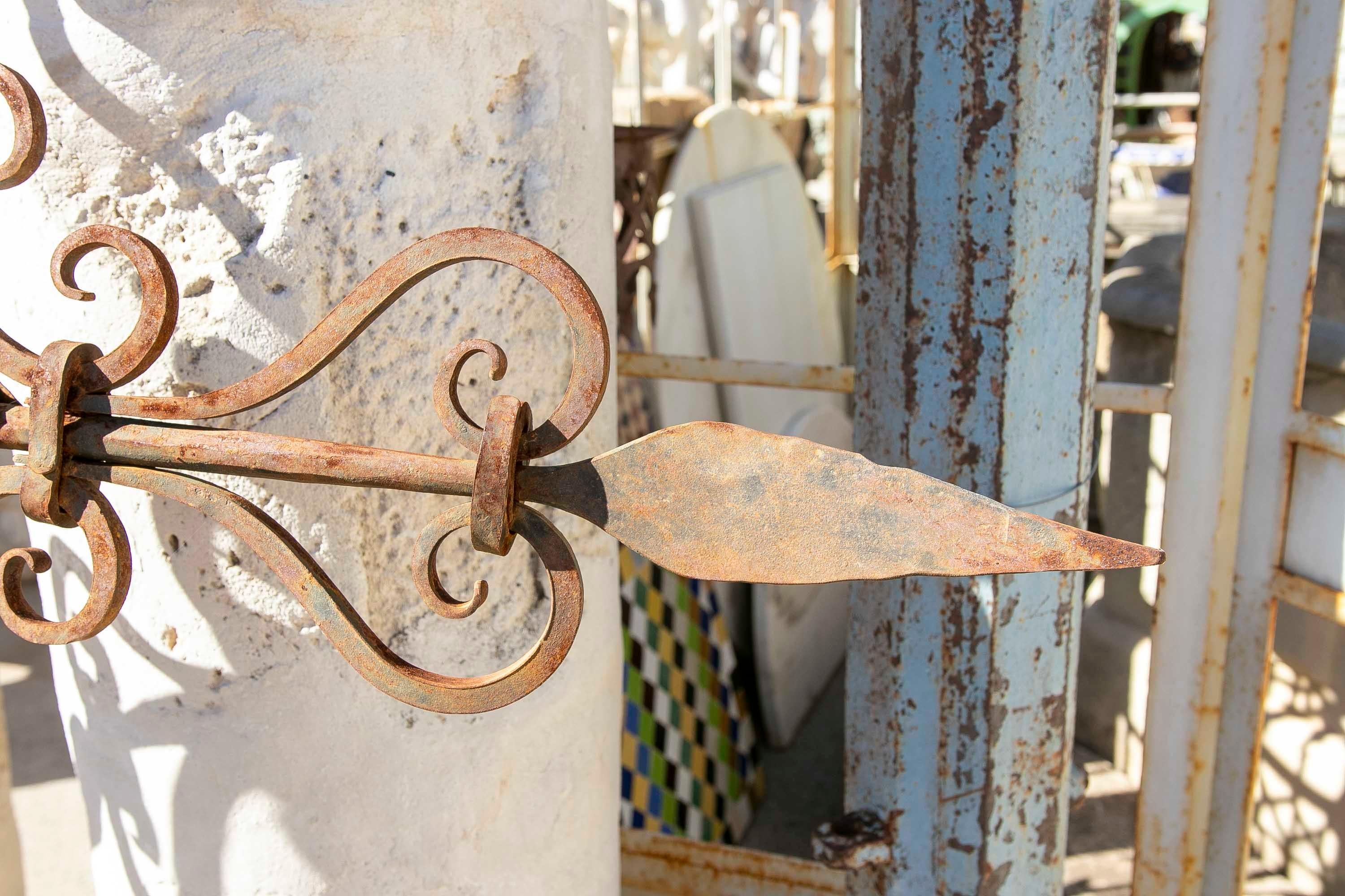 19th Century Spanish Iron Weathervane from the Top of a Building. For Sale 3