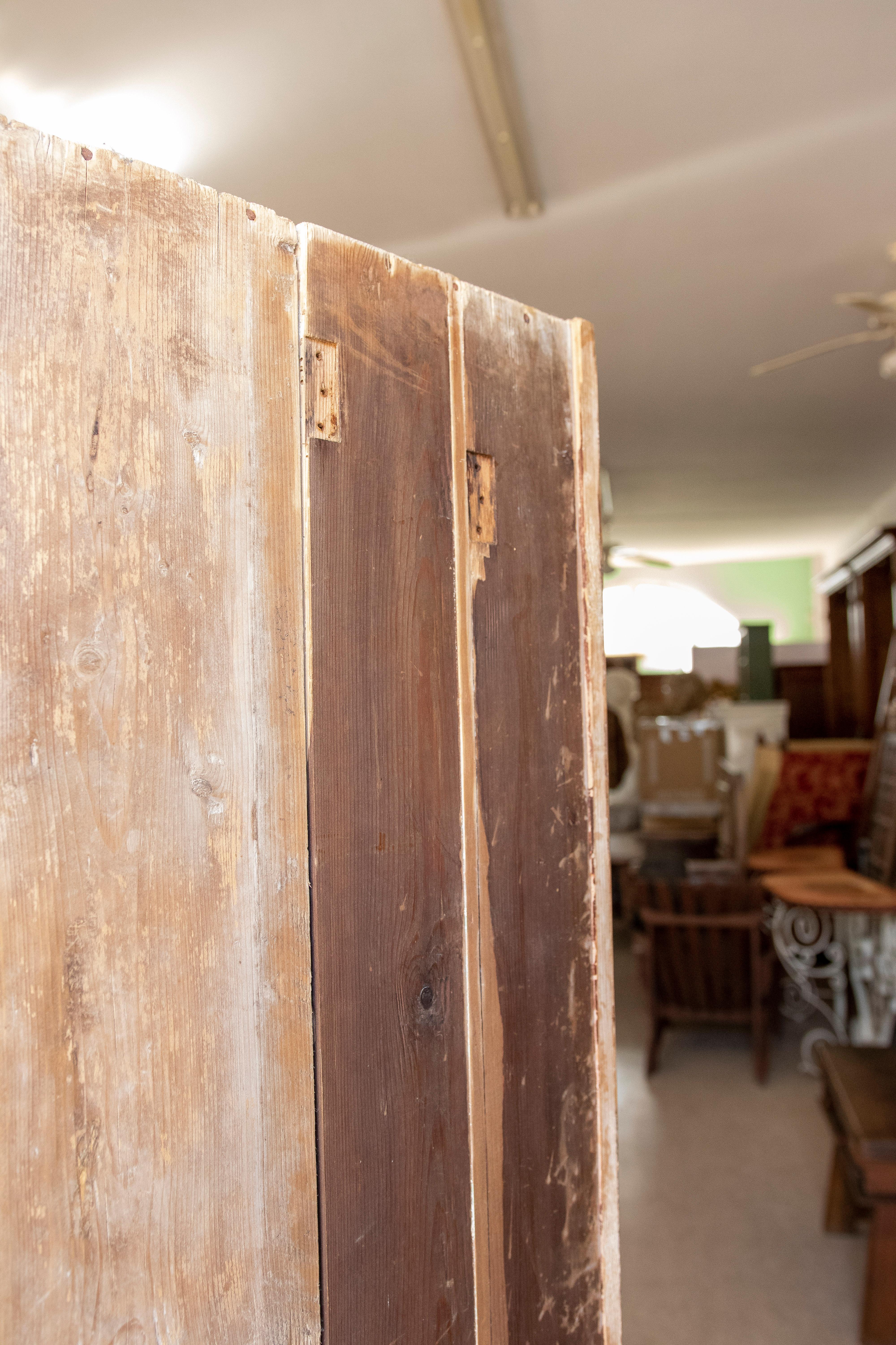 19th Century Spanish Kitchen Cupboard with Louvered Doors 14