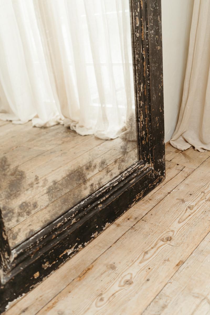 an xl pine framed mirror, lovely distressed patina, can be used horizontal or vertical.