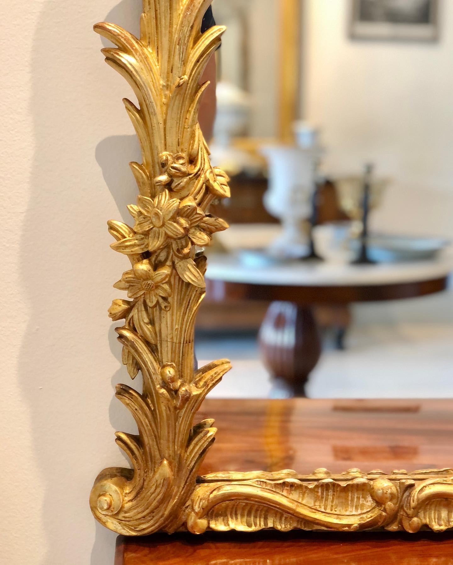 19th Century Spanish Neo Rococo Mirror In Good Condition For Sale In Madrid, MD