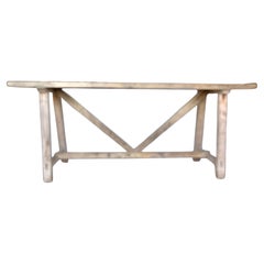 19th Century Spanish Oak Console Table