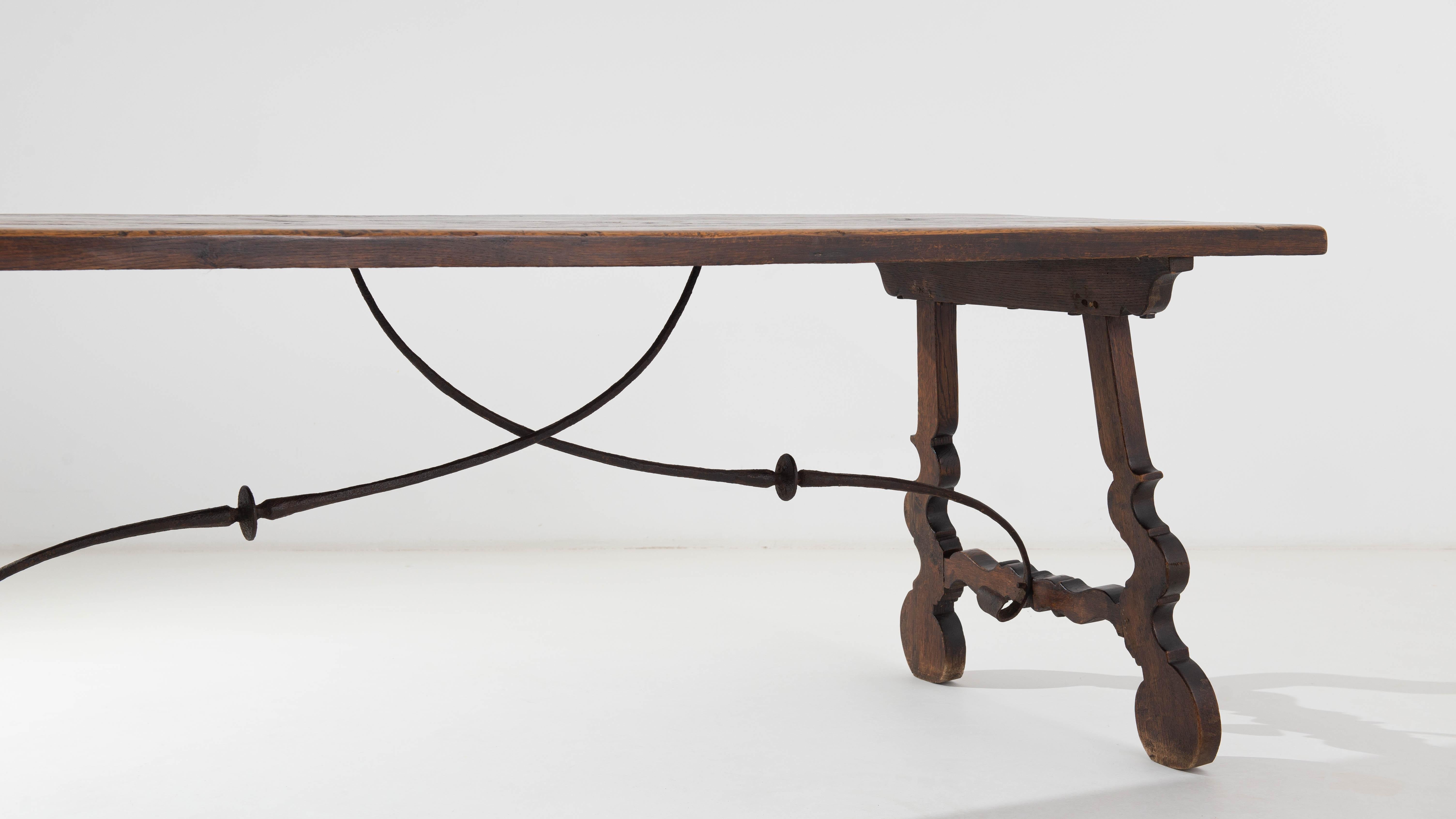 19th Century Spanish Oak Dining Table 5