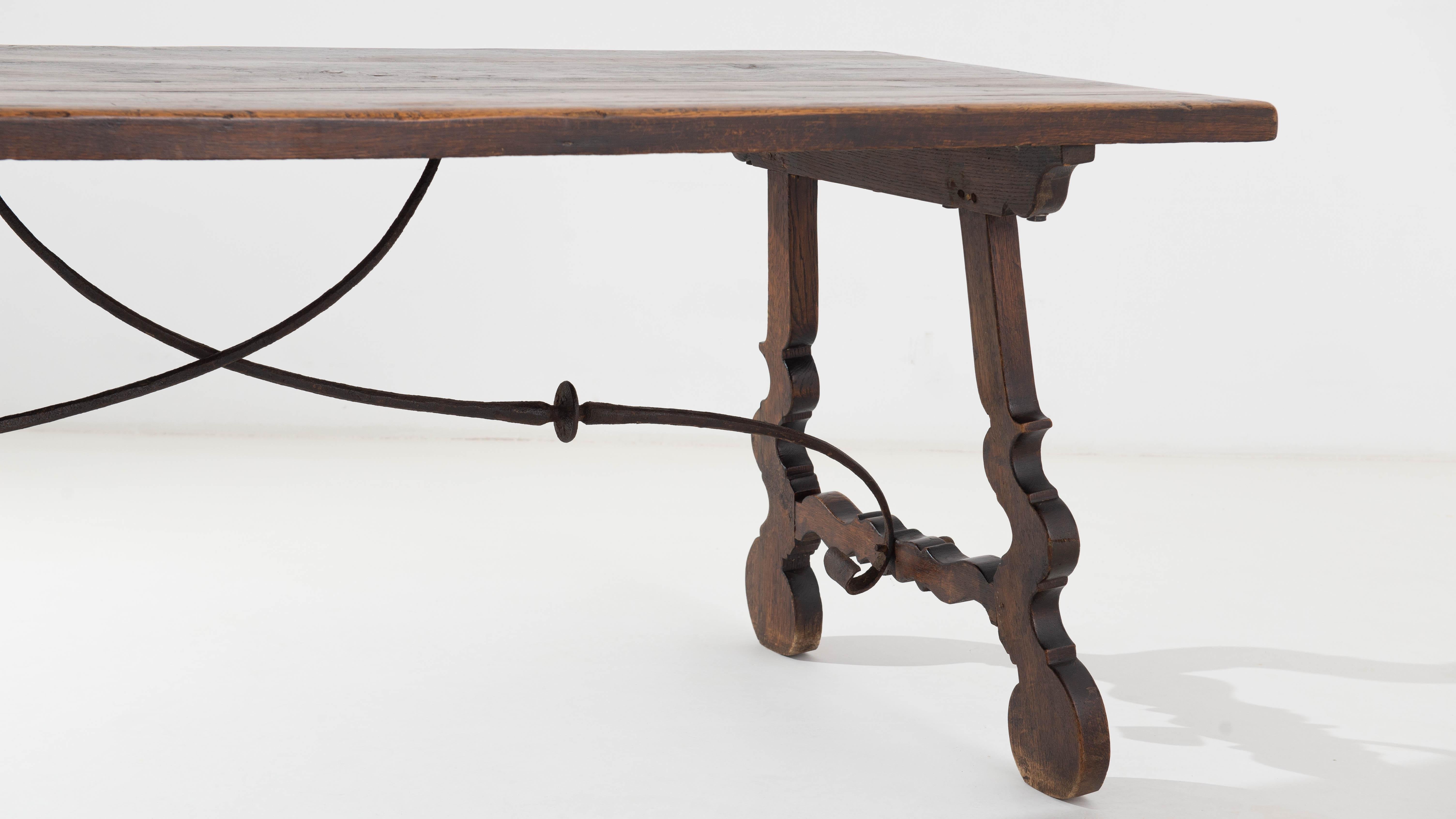 19th Century Spanish Oak Dining Table 6