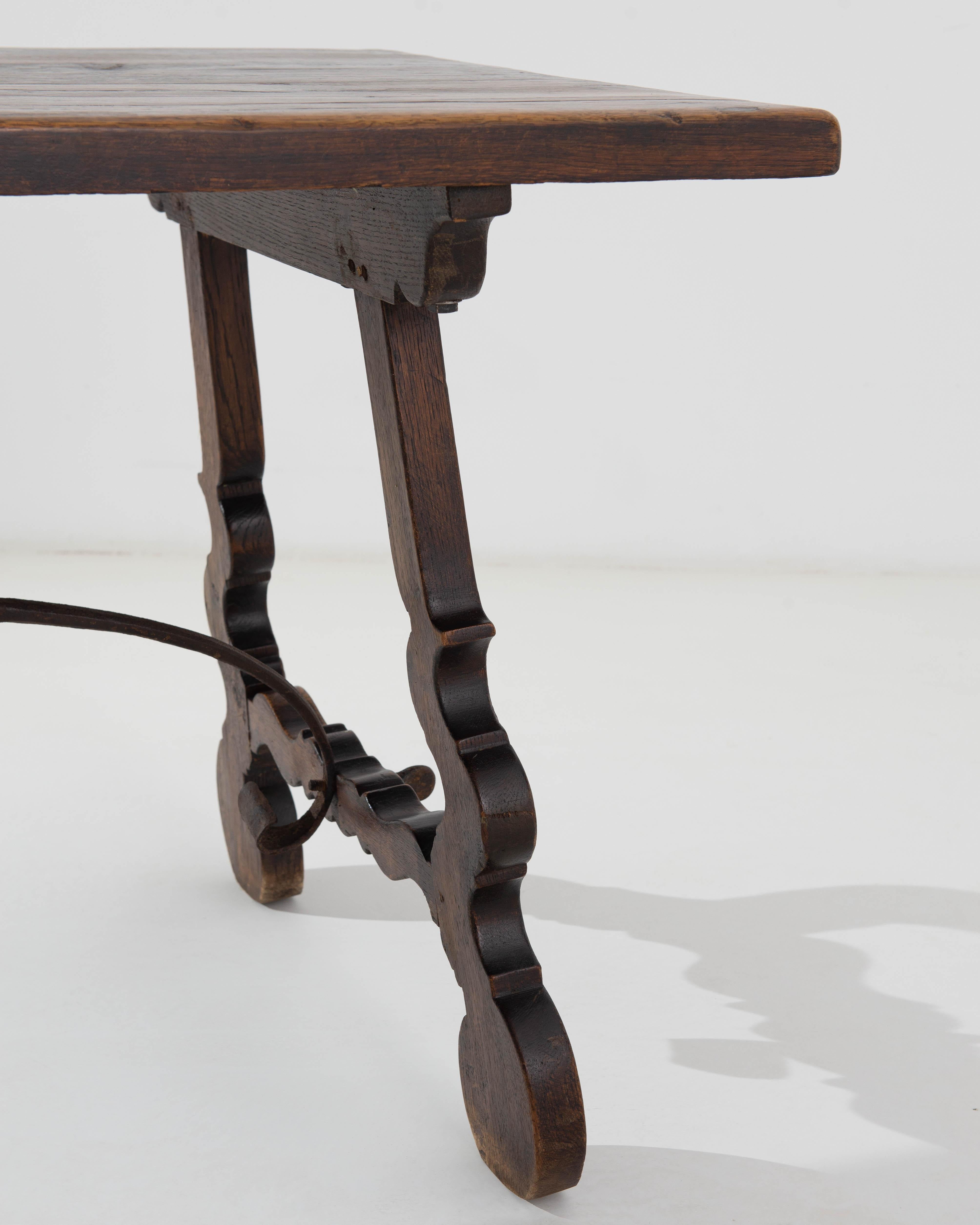 19th Century Spanish Oak Dining Table 8