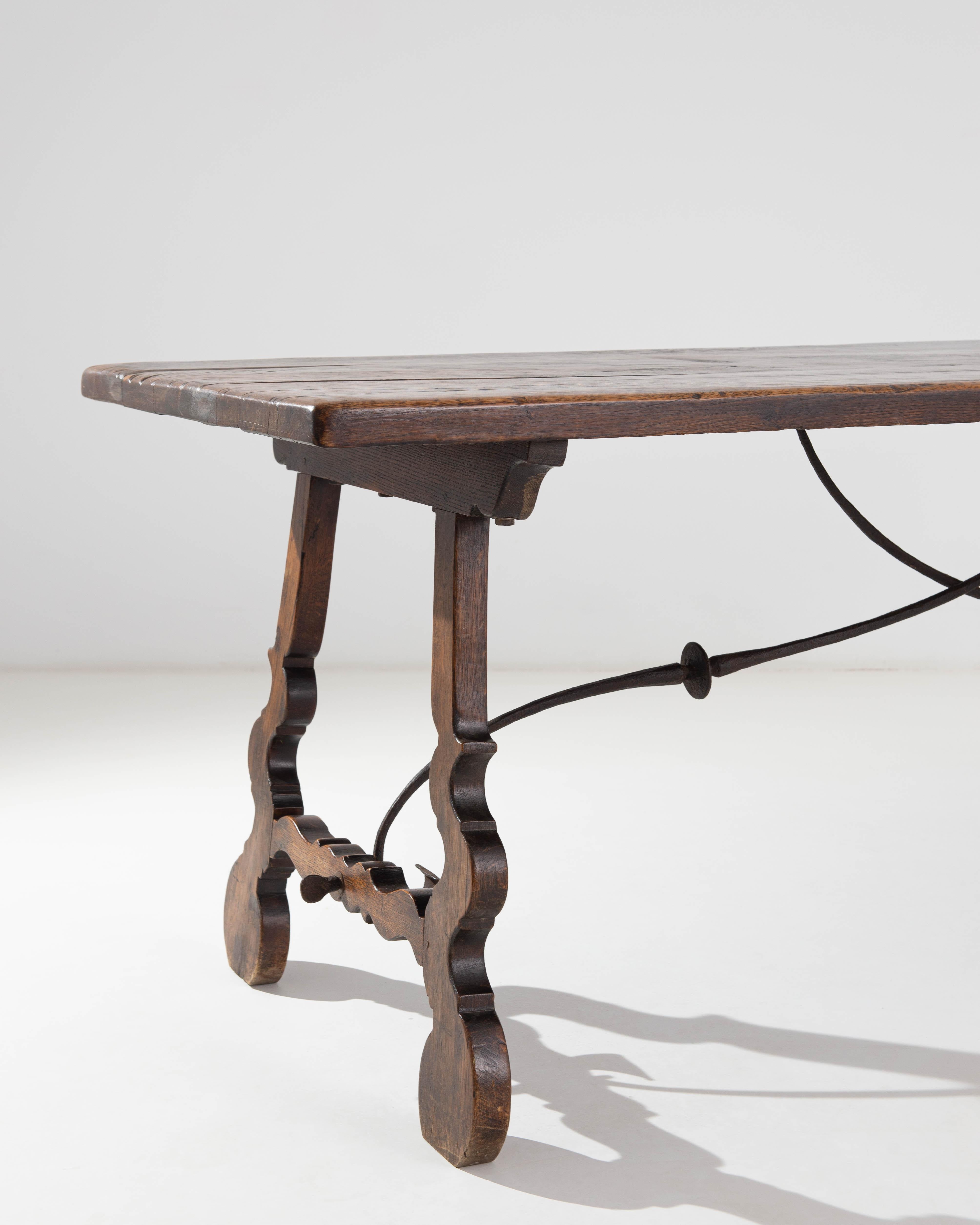 19th Century Spanish Oak Dining Table 4