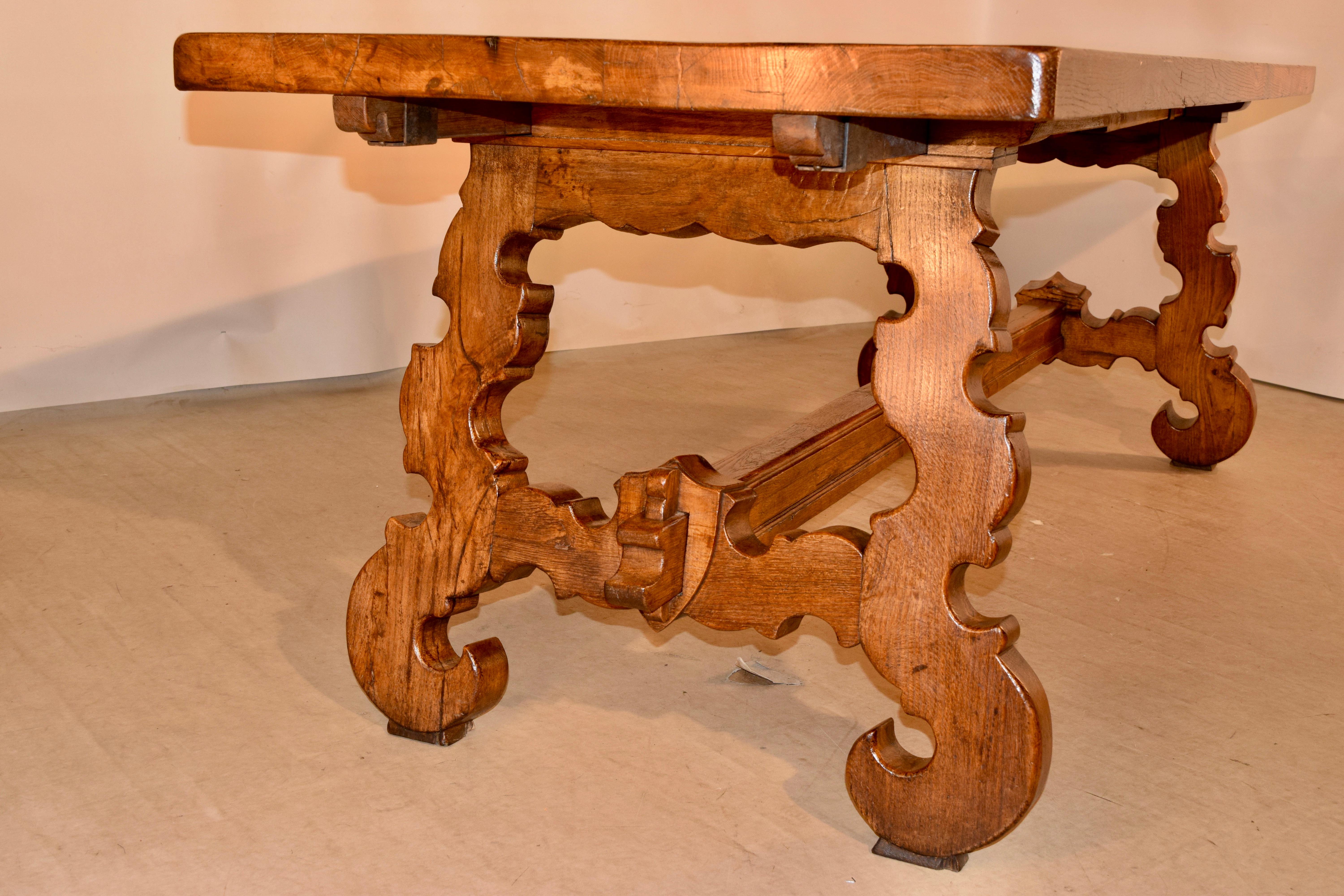 19th Century Spanish Oak Table 5