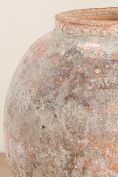 19th century Spanish olive pot - Blue