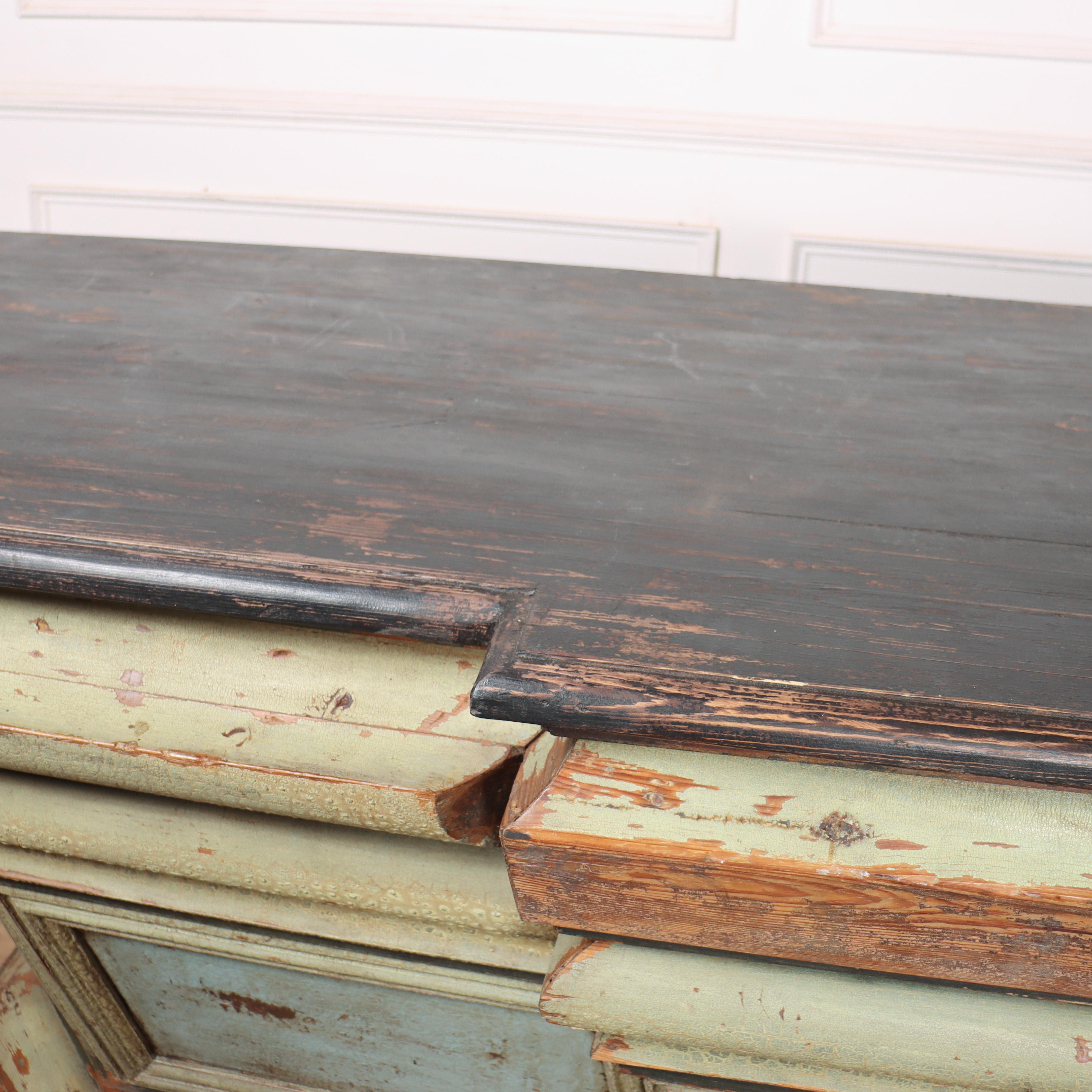 19th Century Spanish Original Painted Shop Counter 5