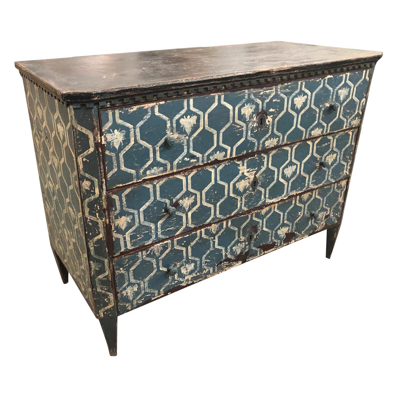 19th Century Spanish Painted Commode at 1stDibs bedside commode in