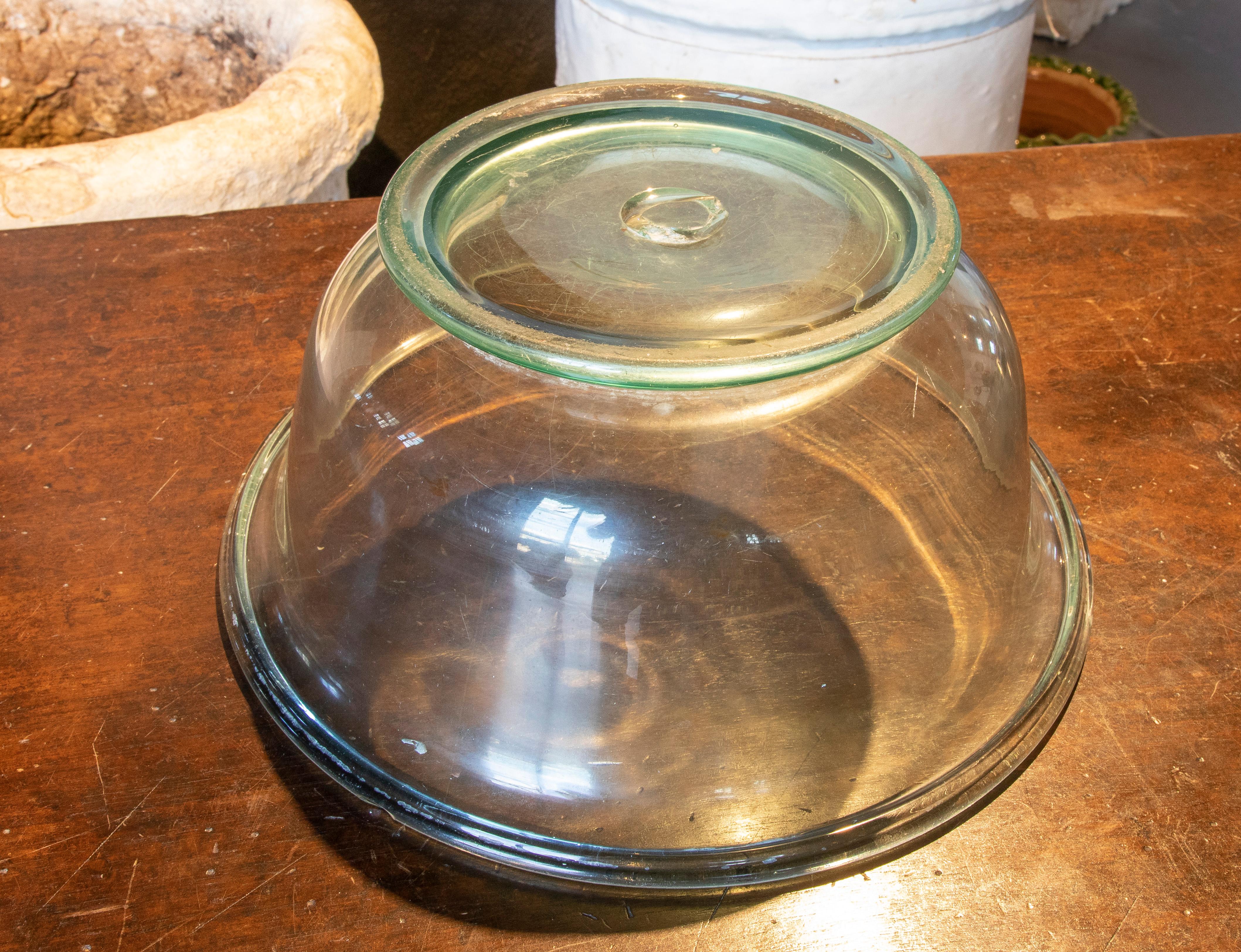 19th Century Spanish Pharmacy Container Made with Blowing Technique For Sale 6