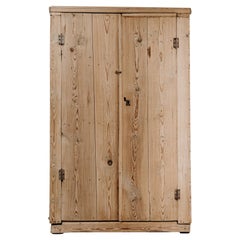 19th Century Spanish Pine Nuns Cabinet