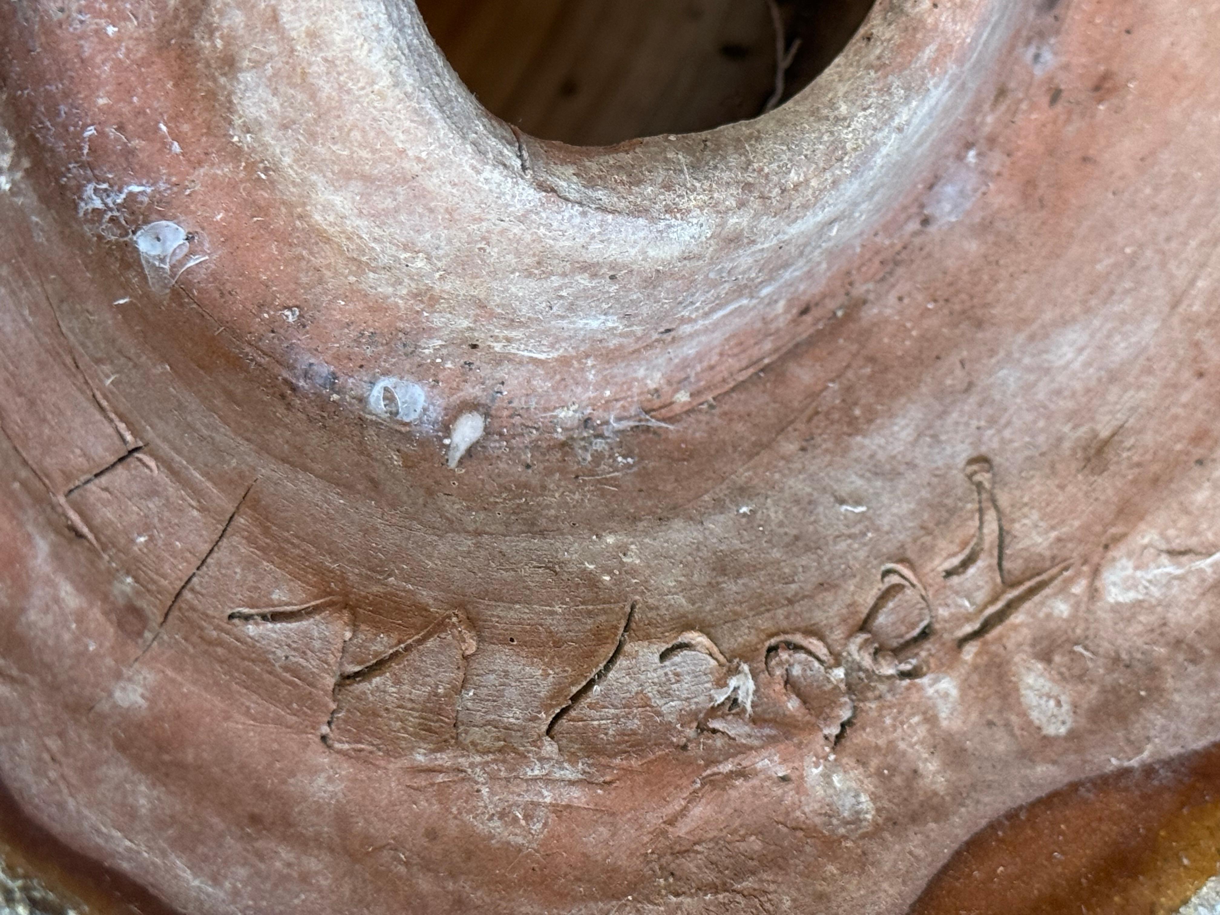 Jardiniere en poterie espagnole du 19e siècle à glaçure verte en vente 2