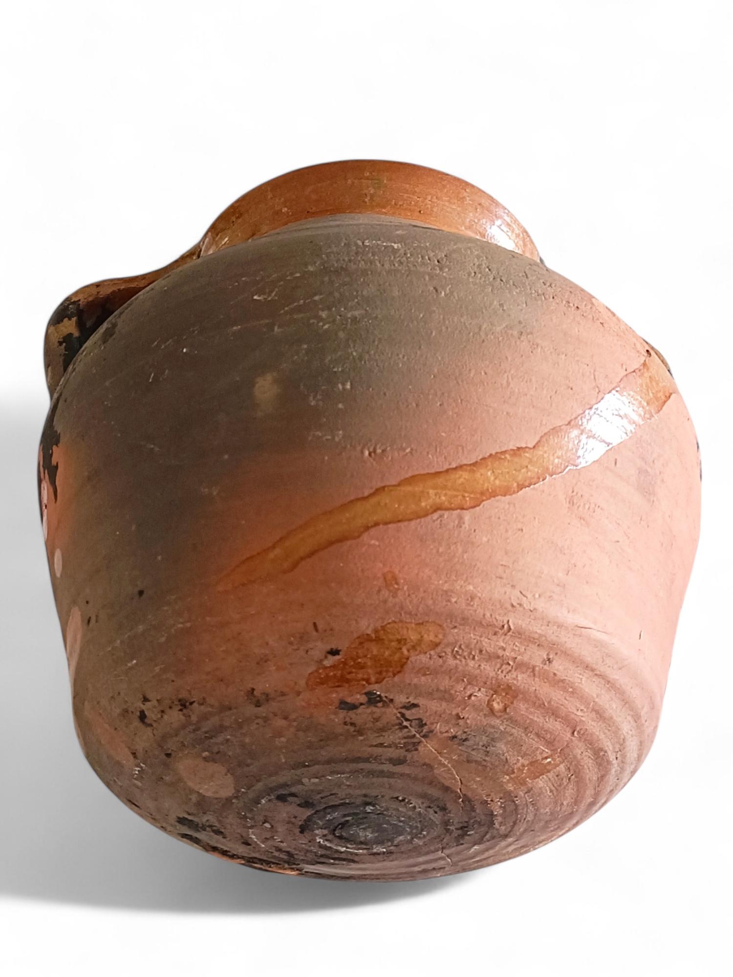 Olla da cucina in terracotta rustica del XIX secolo con patina favolosa in vendita 3