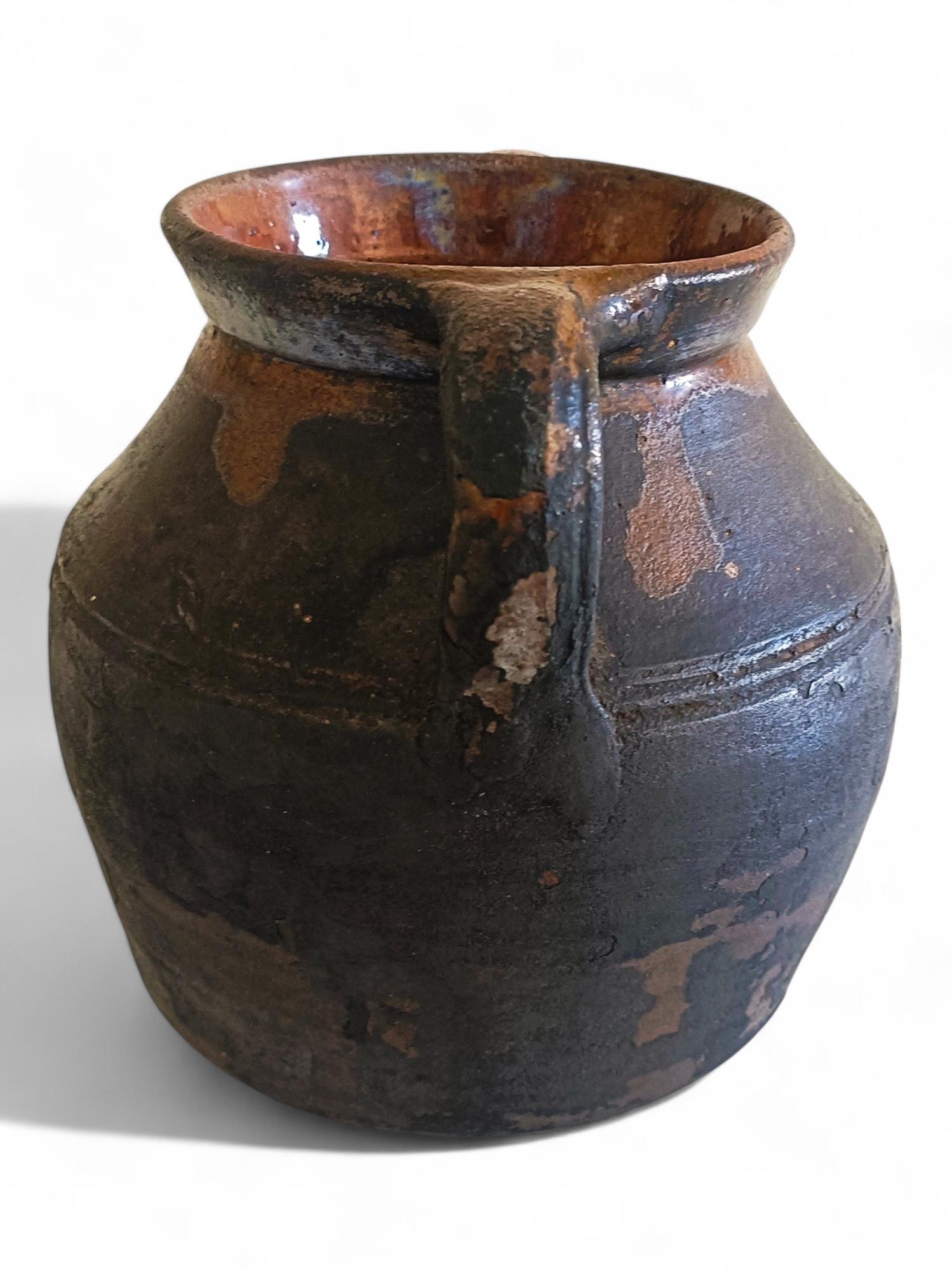 19th Century Spanish Primitive Terracotta Cooking Olla With Fabulous Patina 6