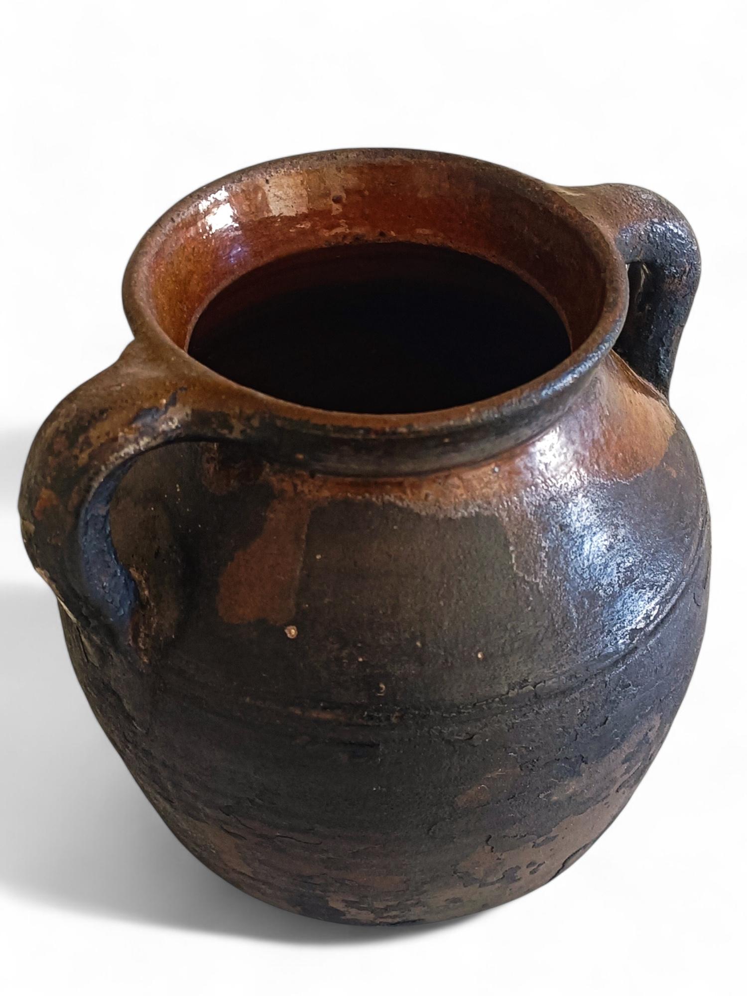 19th Century Spanish Primitive Terracotta Cooking Olla With Fabulous Patina 7