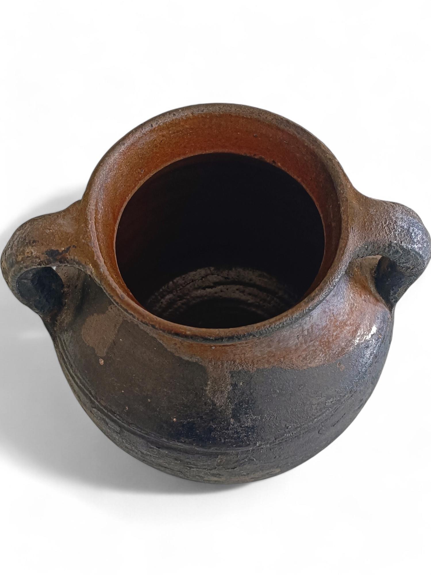 19th Century Spanish Primitive Terracotta Cooking Olla With Fabulous Patina 1