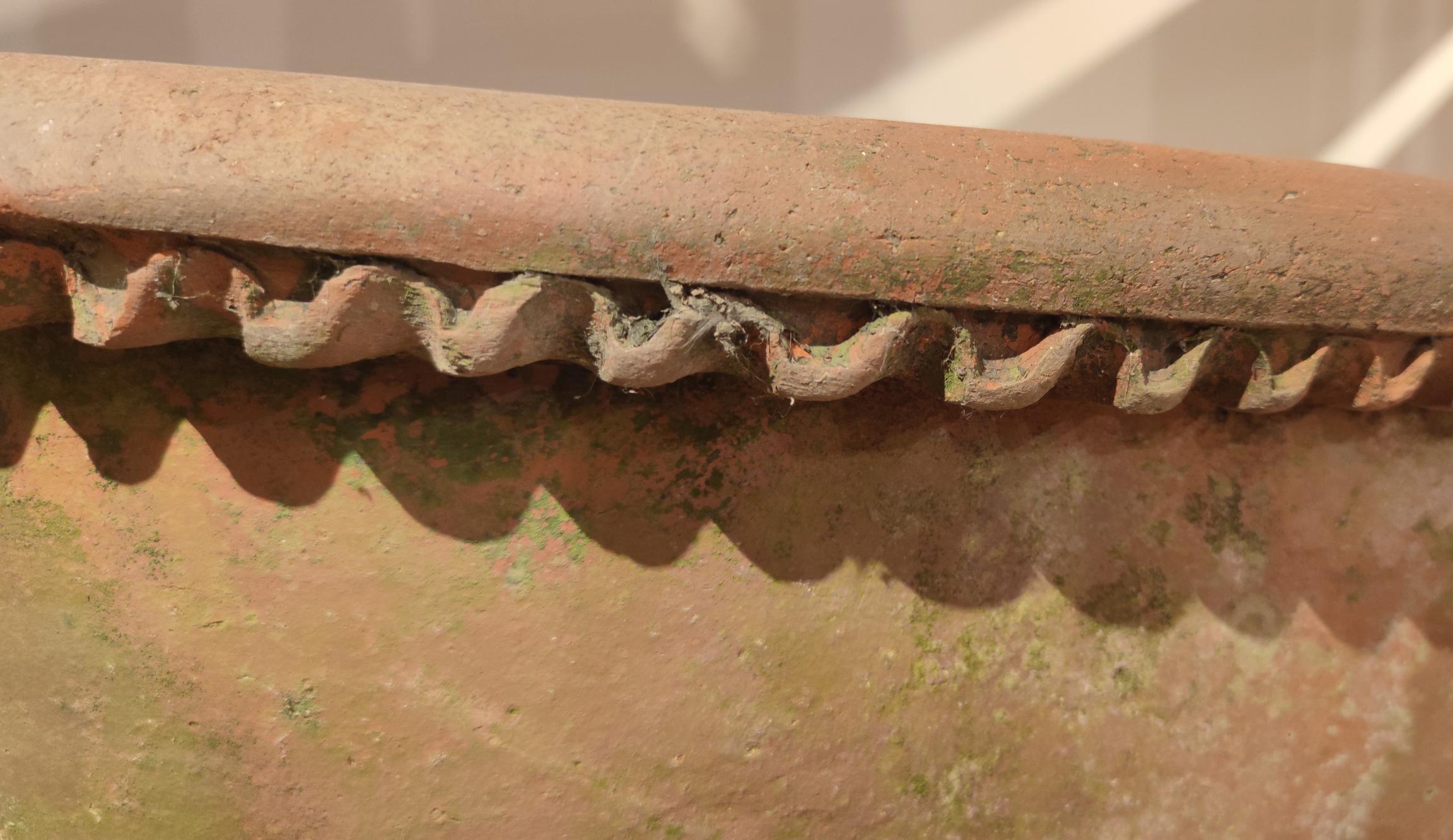 19th Century Spanish Red Terracotta Oval Planter 3