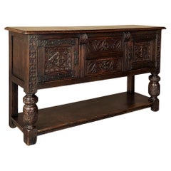 19th Century Spanish Renaissance Credenza