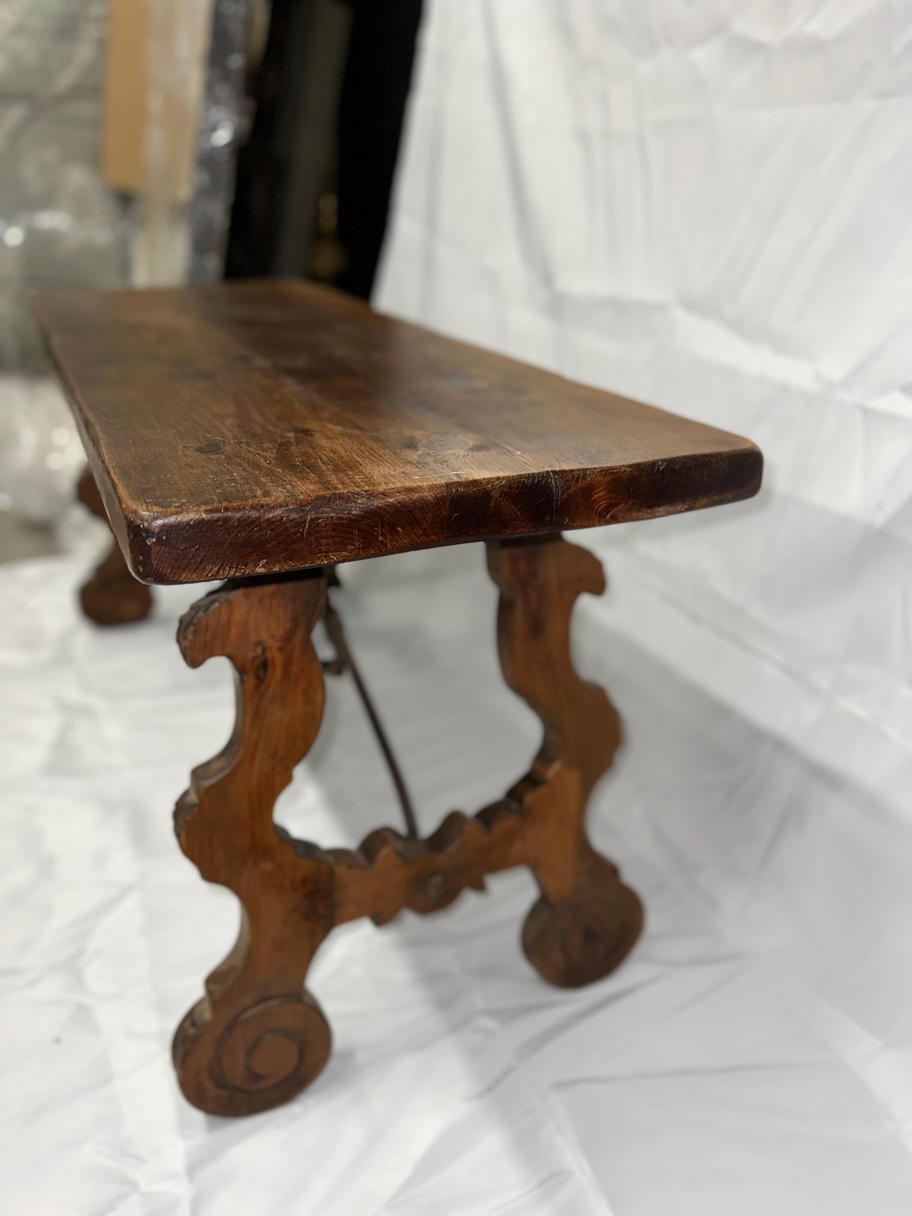 19th Century Spanish Side Table In Good Condition For Sale In Houston, TX