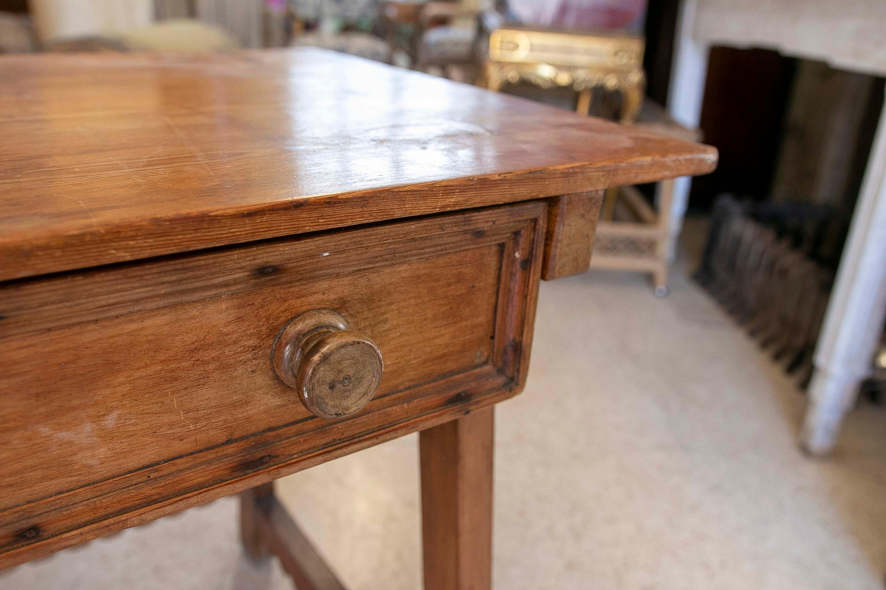 19th Century Spanish Side Table with Drawers  For Sale 6