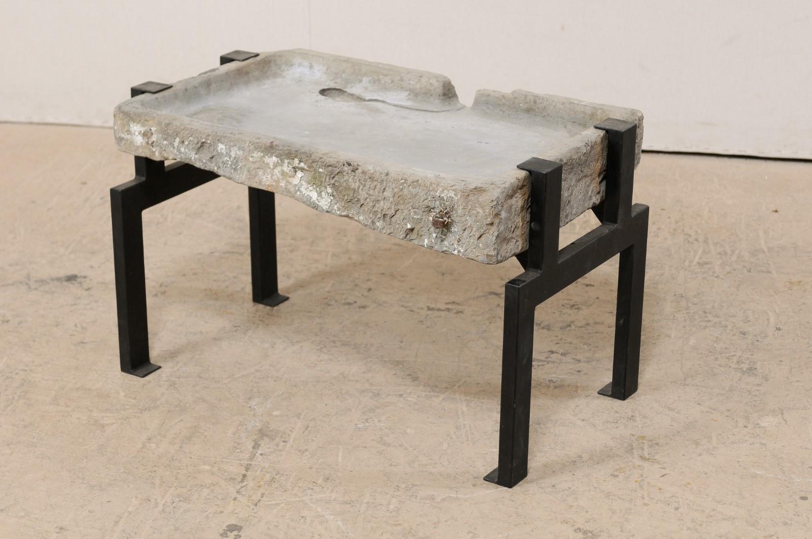 19th Century Spanish Stone Trough Coffee Table 3