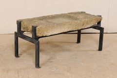19th Century Spanish Stone Trough Top Coffee Table