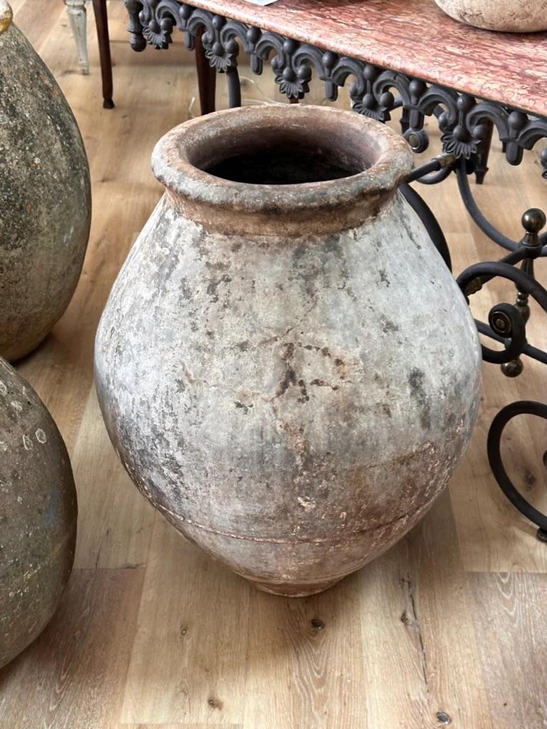 19th Century Spanish Terra Cotta Olive Jar/Vessel In Good Condition In Charlottesville, VA