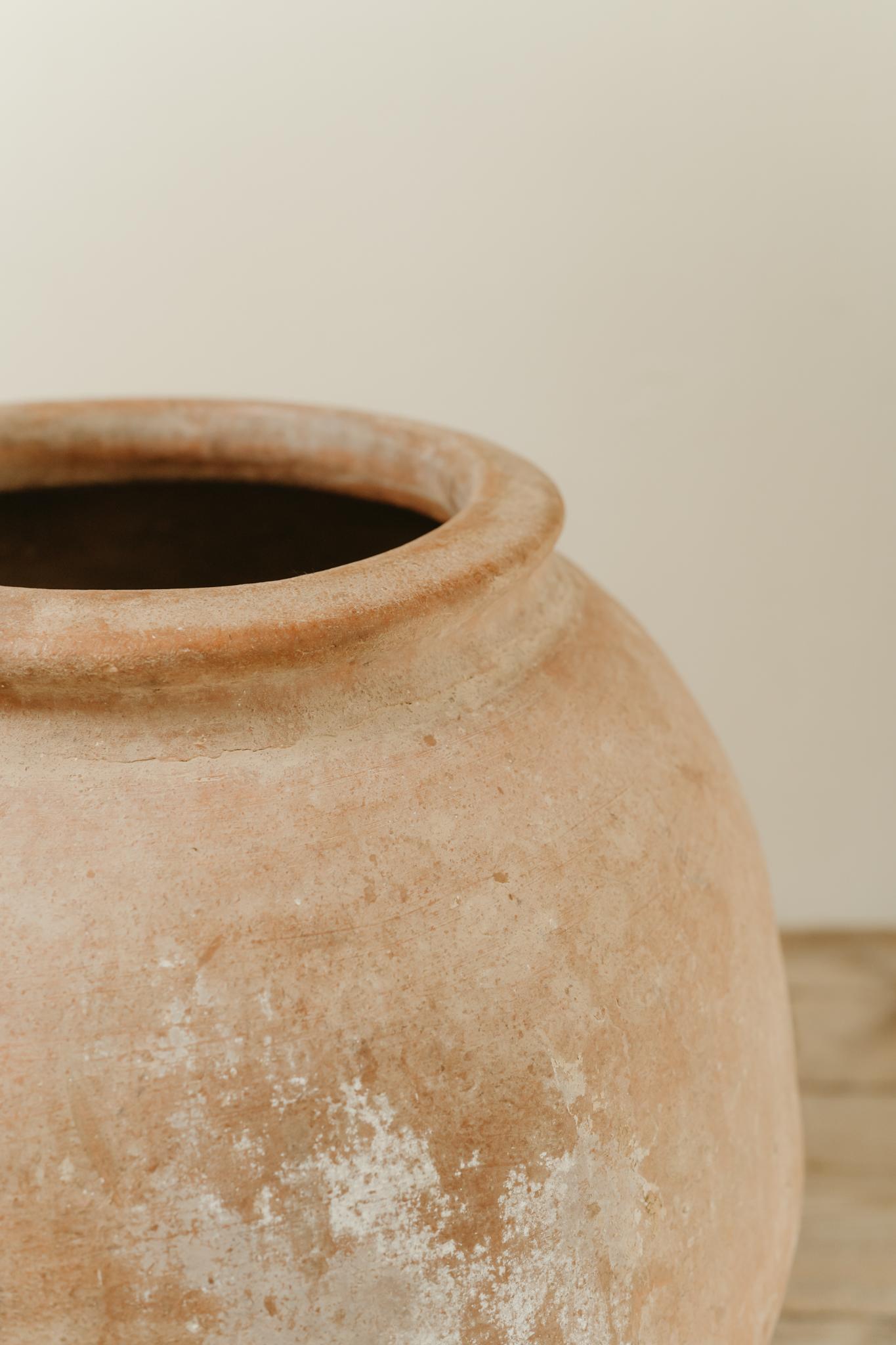 19th century spanish terra cotta olive oil jar ... 5