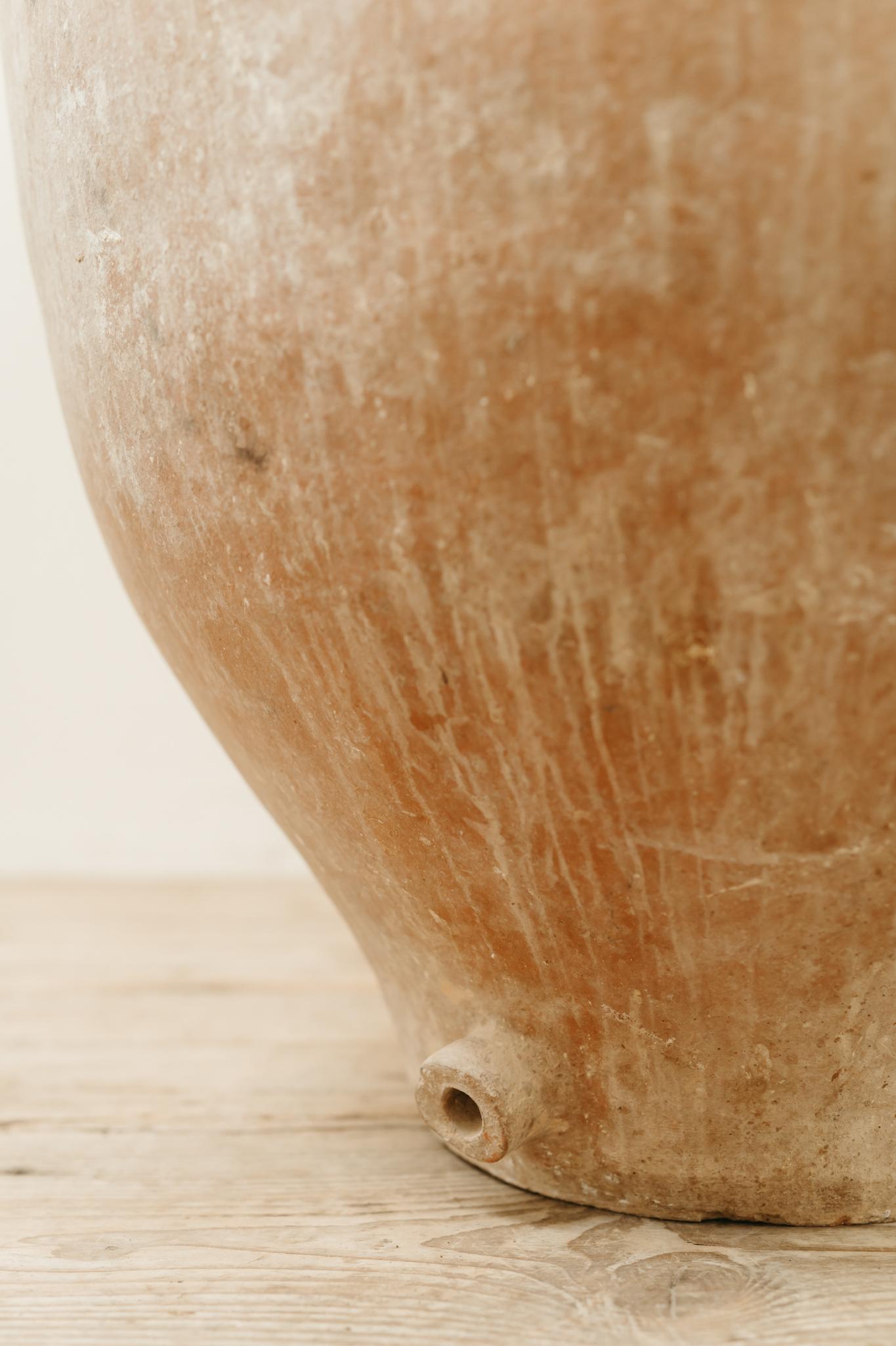 19th century spanish terra cotta olive oil jar ... In Good Condition In Brecht, BE