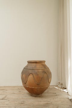 19th century Spanish terra cotta urn ...