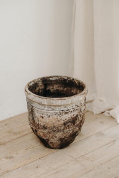 19th century Spanish terra cotta vase ...