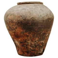 19th century Spanish terra cotta vase ..