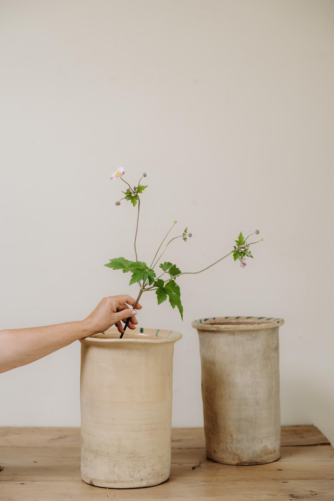 Spagnolo Vasi in terracotta spagnola del XIX secolo ... in vendita