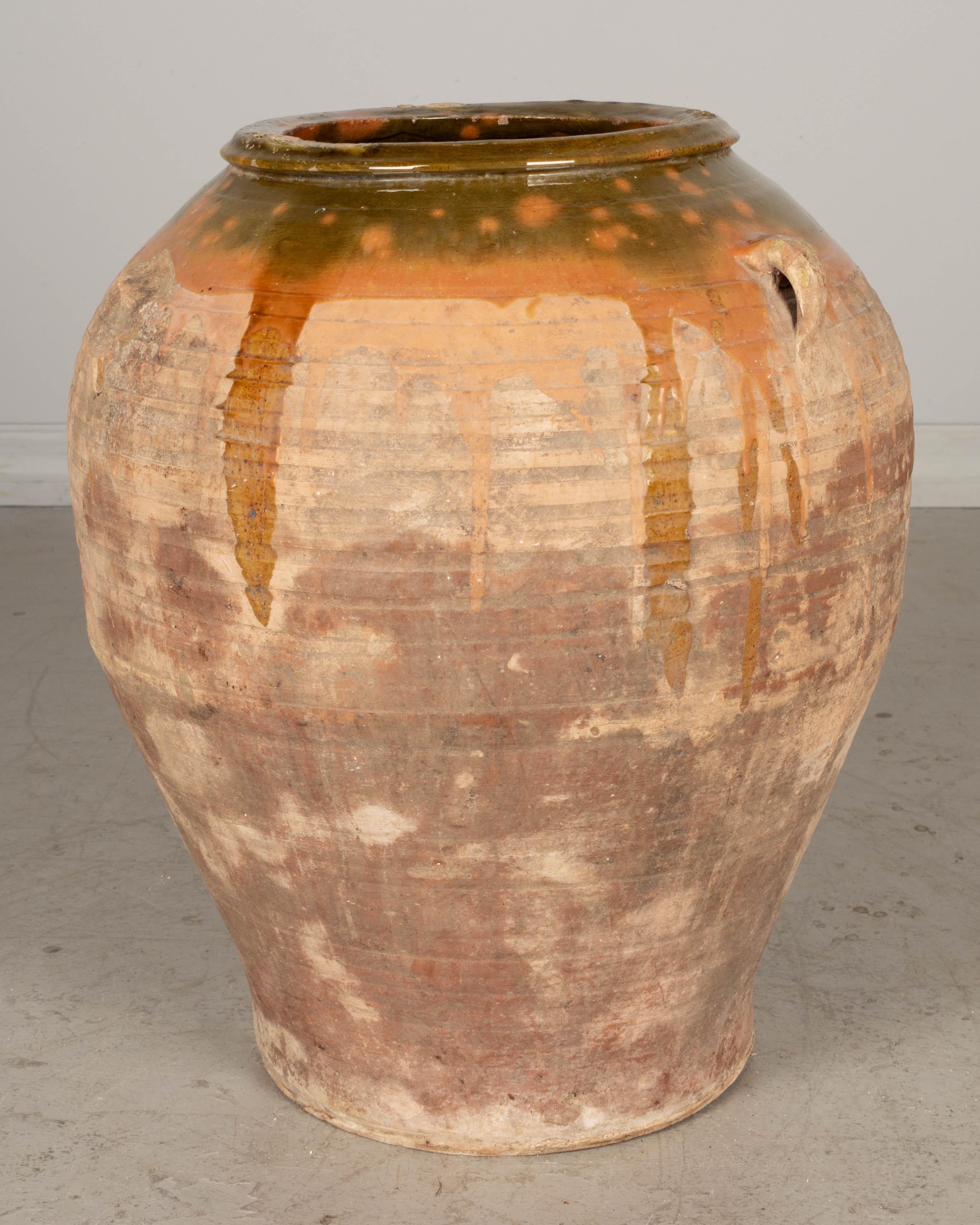 Italian 19th Century Spanish Terracotta Olive Jar For Sale