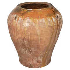 19th Century Spanish Terracotta Olive Jar
