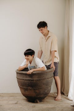 19th century Spanish terracotta urn