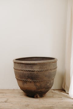 19th century Spanish terracotta urn