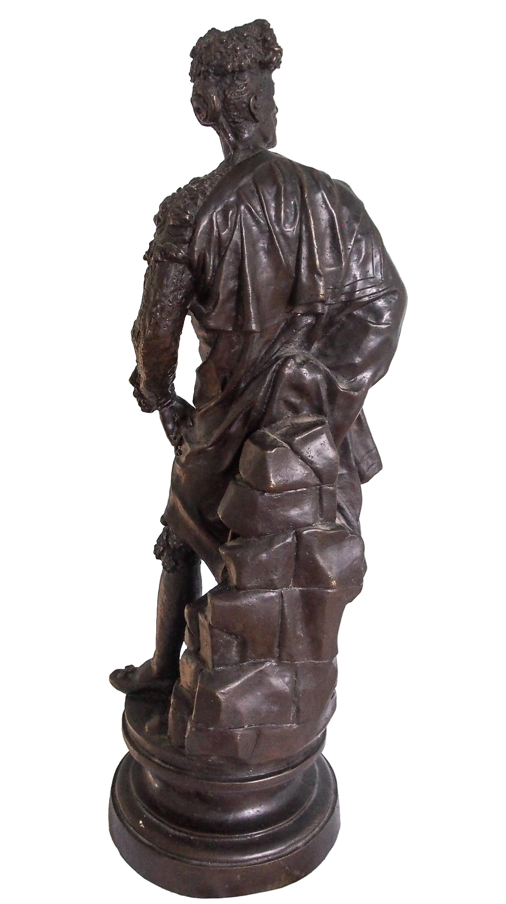 19th Century Spanish Torero / Bullfighter Bronze Sculpture, by Vallmitjana For Sale 1