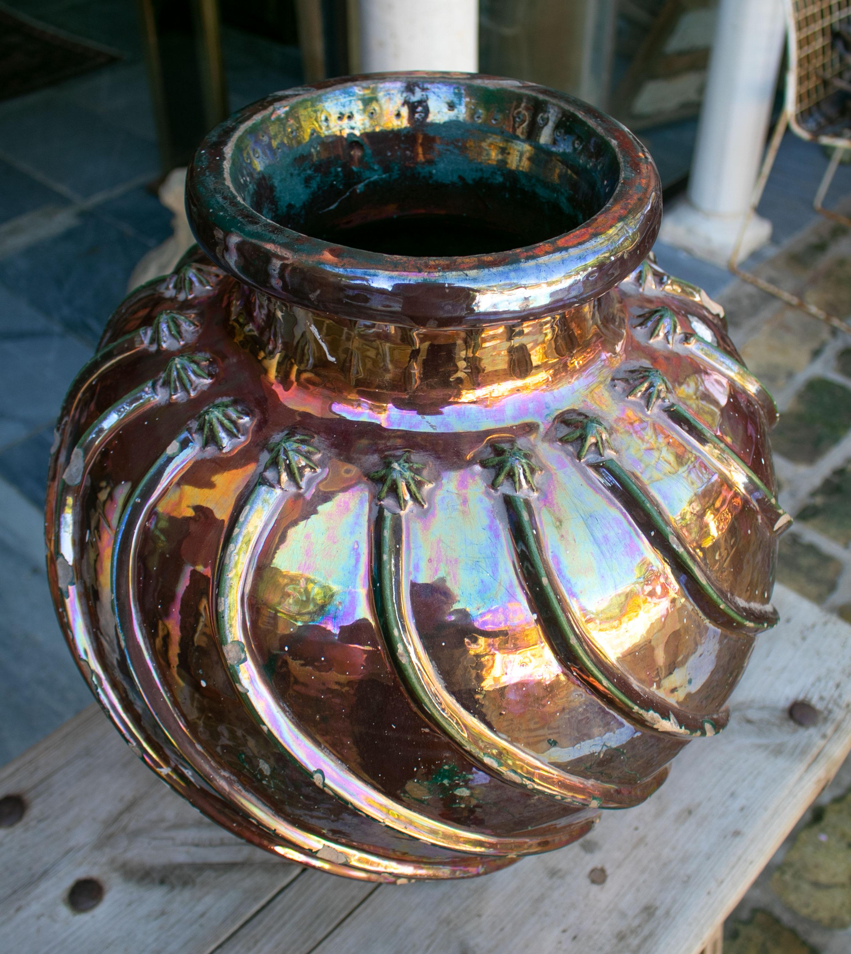 metallic ceramic glaze