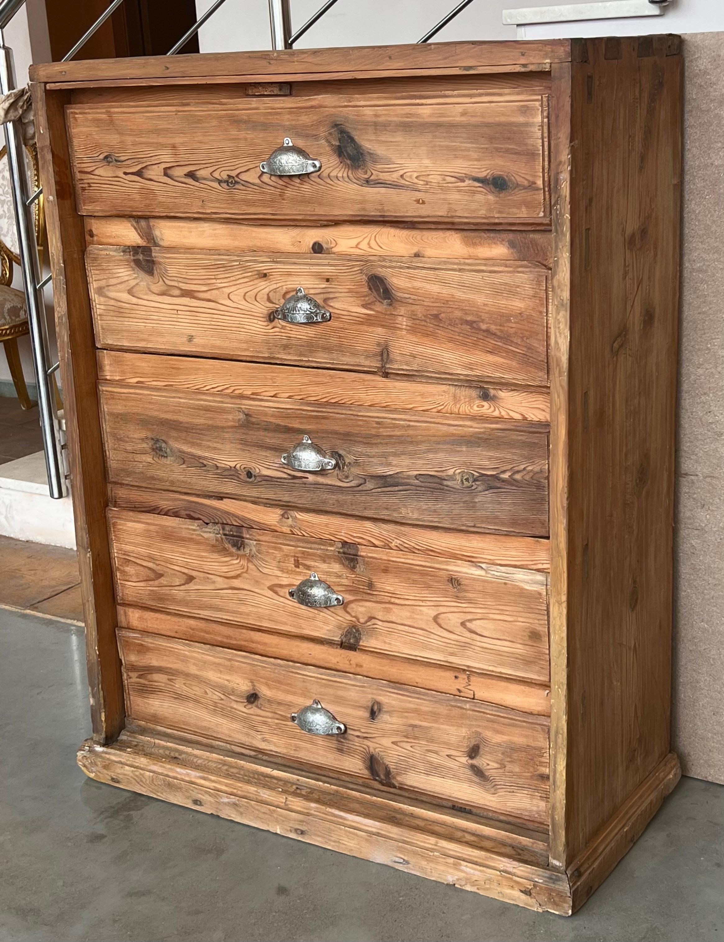 unfinished tall dresser