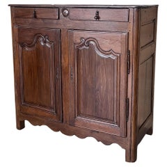 Antique 19th Century Spanish Walnut 2-Door Buffet