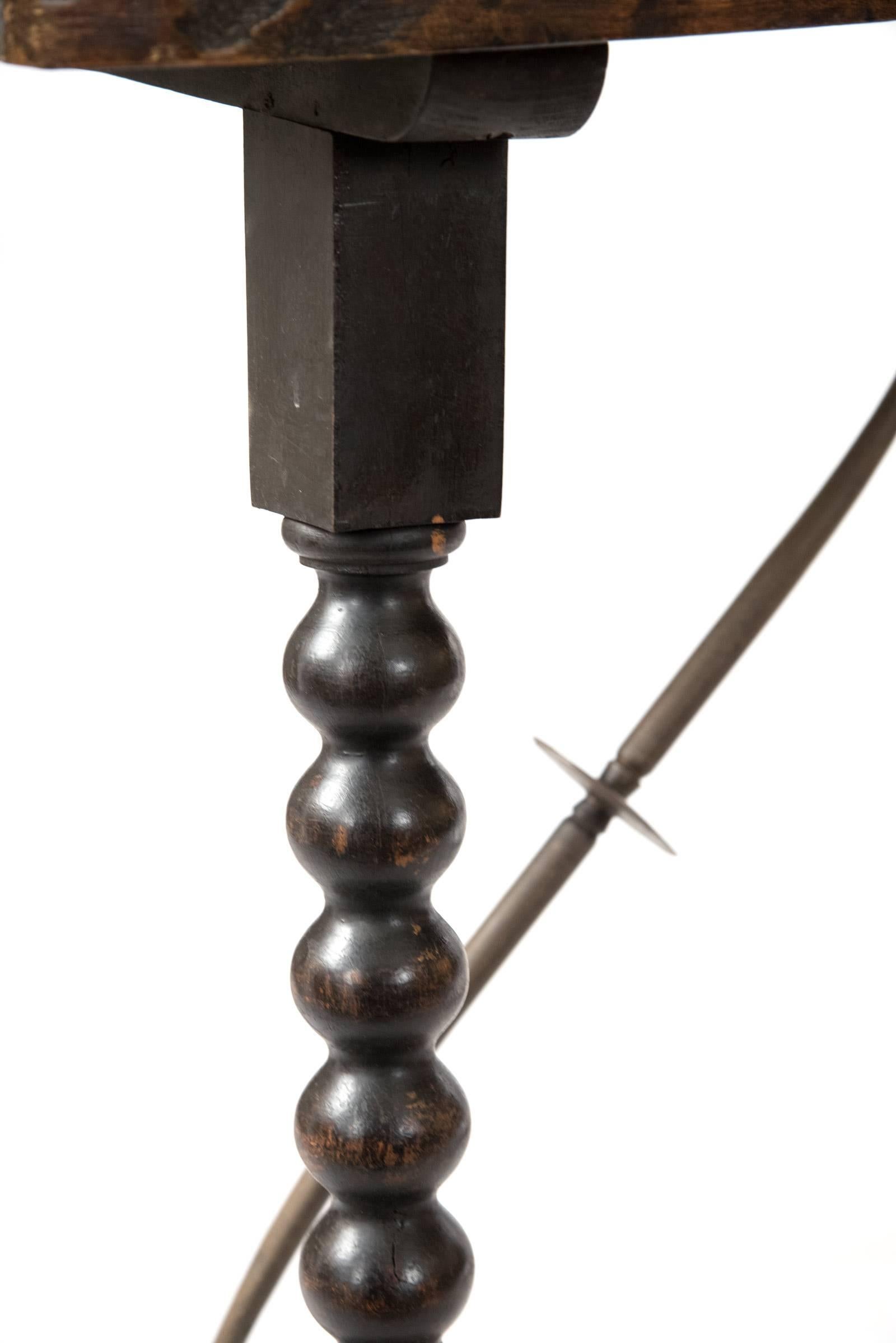 19th Century Spanish Walnut and Ebonized Wood Vargueno 2