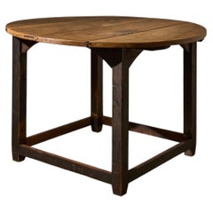 19th Century Spanish walnut circular centre table