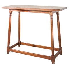19th century Spanish walnut console table