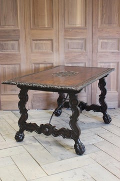 19th Century Spanish Walnut Table